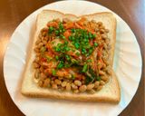 納豆キムチーズ☆食パン作り方5写真