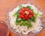 疲労回復♡お昼ごはん♡カリカリ梅そうめん作り方2写真