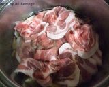野菜たっぷりの肉鍋作り方3写真
