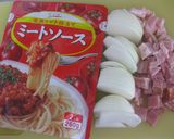 ミートソースドリア作り方1写真