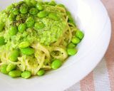 ◆枝豆のチーズクリームパスタ◆作り方4写真