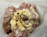 手羽にマヨ醤混ぜて放置して焼くだけ作り方2写真