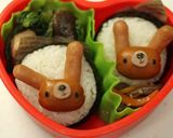 ウインナーでウサギちゃんおにぎり♪作り方7写真