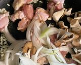 鶏肉ときのこのおだし香るペペロンチーノ作り方7写真