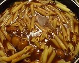 余ったビーフシューでチーズデミペンネ作り方2写真