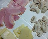 ベーコンとゴーダチーズのパンネクック作り方1写真