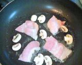 ベーコンとゴーダチーズのパンネクック作り方4写真