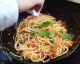 カジキマグロのトマトソースパスタ作り方9写真