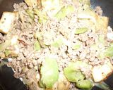 そら豆とひき肉炒め作り方6写真