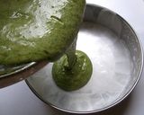 抹茶とホワイトチョコのムースケーキ作り方9写真