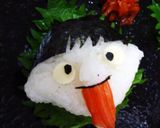 笑えるぅ？～変顔おにぎりでにらめっこ　作り方2写真