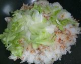 香り良し♪アミエビとレタスの炒飯作り方2写真