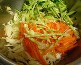 千切り野菜の和風ごまサラダ作り方1写真