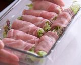 豚肉のレタス巻き☆レンジで簡単作り方5写真