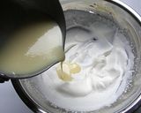 抹茶とホワイトチョコのムースケーキ作り方20写真