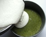 抹茶とホワイトチョコのムースケーキ作り方22写真