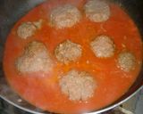 野菜ジュース入り☆煮込みチーズハンバーグ作り方6写真