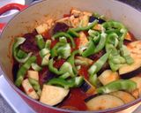 本格的！夏野菜たっぷり煮込みハンバーグ作り方8写真