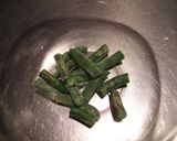 お弁当に☆１分で冷凍いんげんのプチおかず作り方1写真