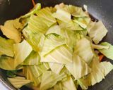 秋刀魚の焼きうどん作り方8写真
