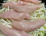 ささみ（豚コマでも）とキャベツの蒸し焼き作り方2写真
