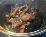 すき焼きのタレで鶏レバーの簡単　甘露煮作り方5写真