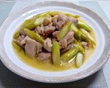 とりもも肉とアスパラのレモン炒め作り方5写真