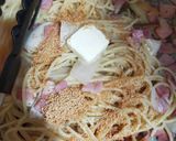 山ウドとハムのパスタ作り方6写真