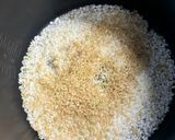 玄米初心者のちょっとだけ玄米入りご飯作り方3写真
