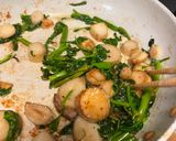 エリンギと空芯菜のニンニク炒め作り方4写真