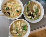 肉無豆腐コク旨クリーム味噌レモン味野菜炒作り方17写真