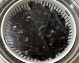 今朝はしじみのお味噌汁♪作り方1写真