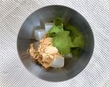 寒天にきな粉、すり胡麻、粉末青汁作り方1写真