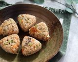 紫もち麦入り鶏とごぼうの腸活炊き込みご飯作り方10写真