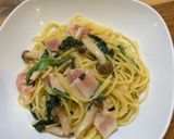 包丁いらず！ズボラ♡きのこベーコンクリームパスタ作り方8写真