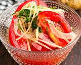 夏野菜たっぷり♪トマトと新生姜の甘酢漬け作り方4写真