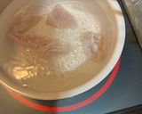 鶏胸肉の大根おろし添え & 春雨鶏スープ作り方3写真