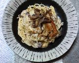 ヨウサマの減塩きのこ類のホワイトパスタ作り方5写真