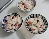 アジとカリカリ梅の旨味ご飯作り方8写真