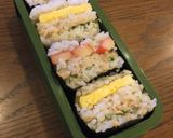 アルミホイルの空箱で☆押しにぎり♪作り方6写真