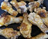 ごま香る鉄板焼き風手羽元作り方2写真