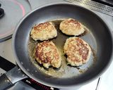 お豆腐入りハンバーグ作り方4写真