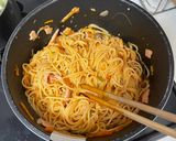 別茹で不要！簡単ワンパンナポリタン作り方5写真