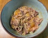 【冷凍牛丼の具 アレンジ】汁なし牛カルビ風うどん作り方5写真