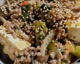 具沢山豆乳担々うどん作り方6写真