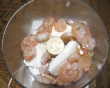 父の日✿海老団子のアジサイ揚げ✿作り方2写真