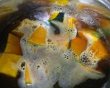 *かぼちゃと水菜とろり煮*作り方2写真