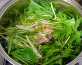 *かぼちゃと水菜とろり煮*作り方3写真