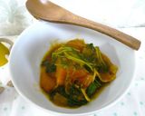 *かぼちゃと水菜とろり煮*作り方4写真