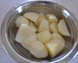 じゃが☆豚ミンチの崩し煮作り方1写真